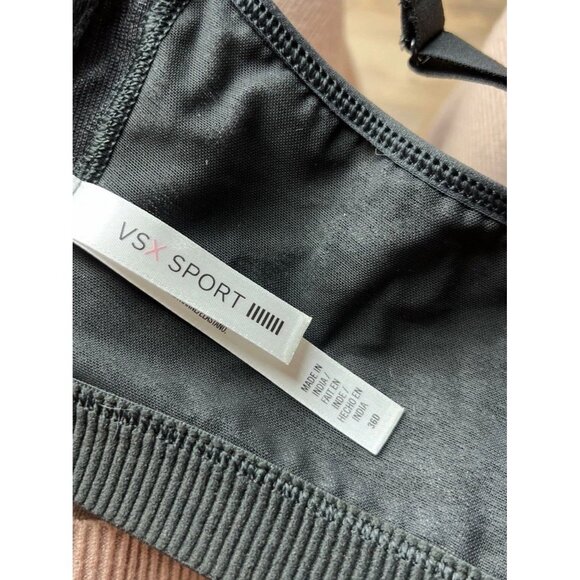 Victoria’s Secret X Sport Sports Bra Size 36D Racerback Front Zip Women’s - Picture 7 of 9